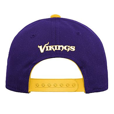 Youth Purple Minnesota Vikings Team Pre-Curved Adjustable Hat