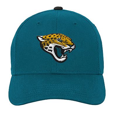 Youth Teal Jacksonville Jaguars Team Pre-Curved Adjustable Hat