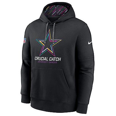 Men s Nike Black Dallas Cowboys 2024 NFL Crucial Catch Club Pullover Hoodie