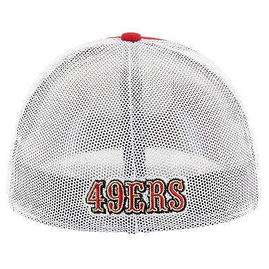 Men's '47 Scarlet San Francisco 49ers Disclose Trophy Stretch Fit Hat