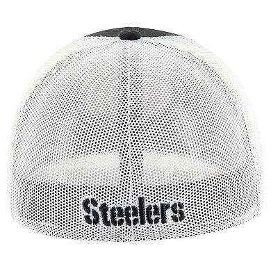 Men's '47 Black Pittsburgh Steelers Disclose Trophy Stretch Fit Hat
