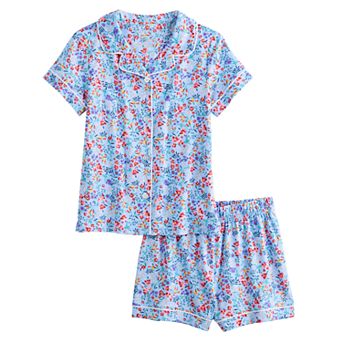 Girls 4-12 Draper James 2 pc Short Sleeve Pajama Top & Pajama Shorts Set
