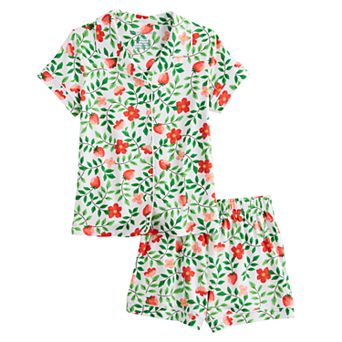 Girls 4-12 Draper James 2 pc Short Sleeve Pajama Top & Pajama Shorts Set