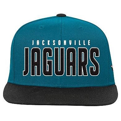 Preschool Teal/Black Jacksonville Jaguars Lock Up Snapback Hat