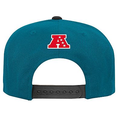 Preschool Teal/Black Jacksonville Jaguars Lock Up Snapback Hat