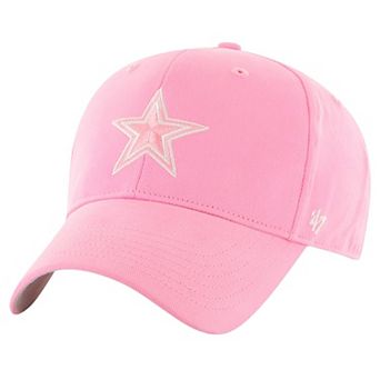 Girls Youth '47 Pink Dallas Cowboys Rose MVP Adjustable Hat