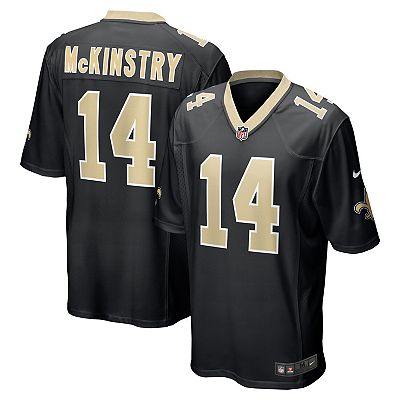 NIKE NFL カロライナ•パンサーズ　ニュートン　ゲームシャツ　S Men's Nike Ga'Quincy McKinstry Black New Orleans Saints Player
