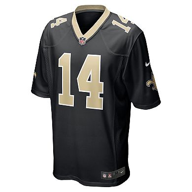 Men's Nike Ga'Quincy McKinstry Black New Orleans Saints Player Game Jersey