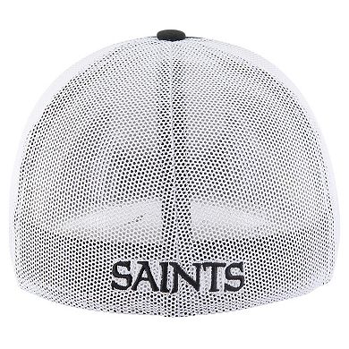 Men's '47 Black New Orleans Saints Disclose Trophy Stretch Fit Hat