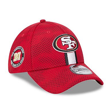 Men's New Era Scarlet San Francisco 49ers 2024 Sideline 39THIRTY Flex Hat