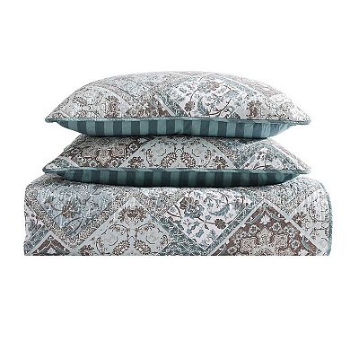 Stone Cottage Arell Blue Quilt Set