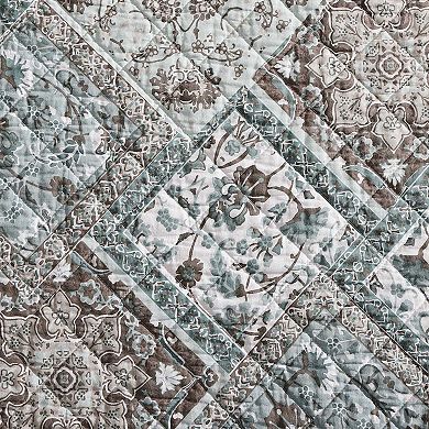 Stone Cottage Arell Blue Quilt Set