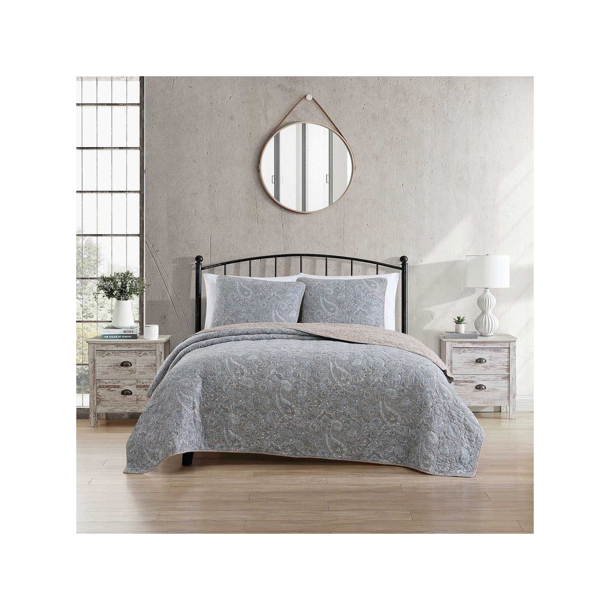 Stone Cottage Emilia Blue Quilt Set