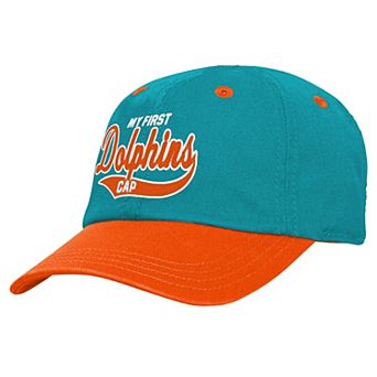 Infant Aqua/Orange Miami Dolphins My First Tail Sweep Slouch Flex��Hat