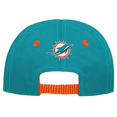 Infant Aqua/Orange Miami Dolphins My First Tail Sweep Slouch Flex Hat