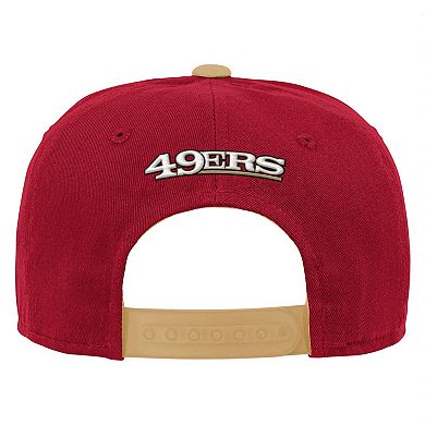 Youth Scarlet San Francisco 49ers Team Pre-Curved Adjustable Hat