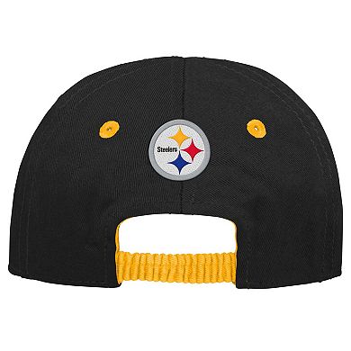 Infant Black/Gold Pittsburgh Steelers My First Tail Sweep Slouch Flex Hat