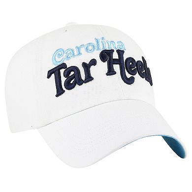 Women's '47 White North Carolina Tar Heels Pensacola Clean Up Adjustable Hat