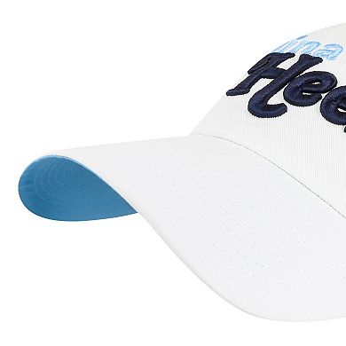 Women's '47 White North Carolina Tar Heels Pensacola Clean Up Adjustable Hat