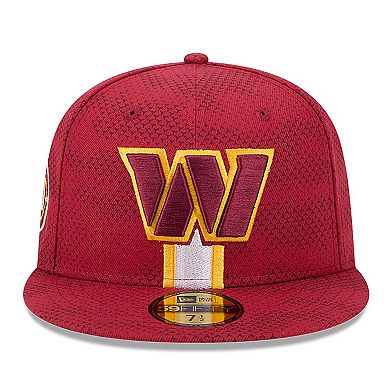 Men's New Era Burgundy Washington Commanders 2024 Sideline 59FIFTY Fitted Hat