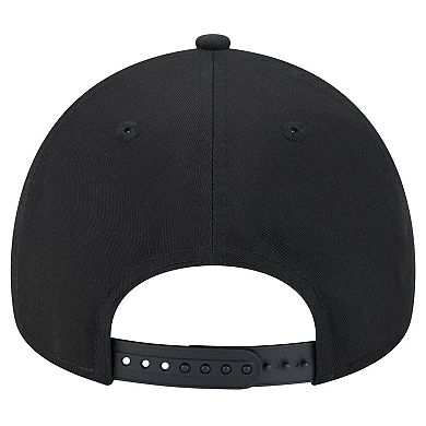 Men's New Era Black Pittsburgh Steelers Mystic 9FORTY A-Frame Adjustable Hat