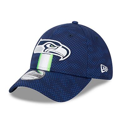 Men's New Era College Navy Seattle Seahawks 2024 Sideline 39THIRTY Flex Hat