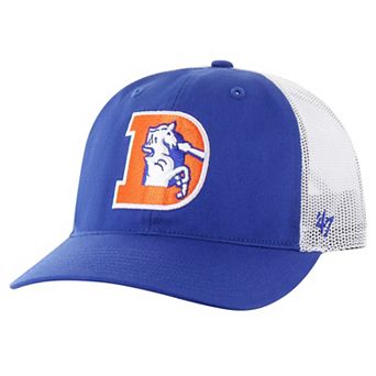Men's '47 Royal/White Denver Broncos Team Unstructured Trucker Adjustable Hat