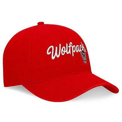 Men's Top of the World Red NC State Wolfpack Heritage CeeCee Adjustable Hat