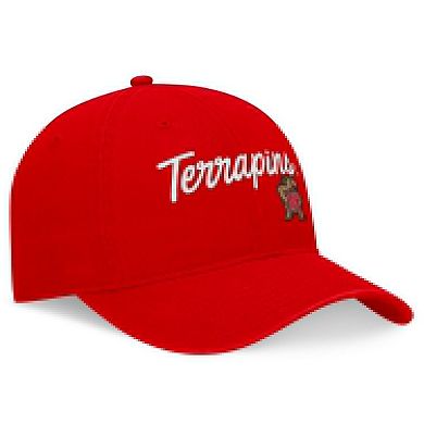 Men's Top of the World Red Maryland Terrapins Heritage CeeCee Adjustable Hat