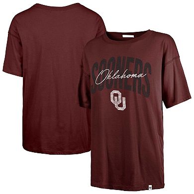 Women's '47 Crimson Oklahoma Sooners Muse Sadie T-Shirt