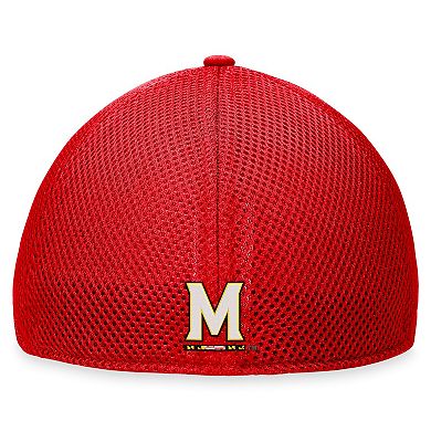 Men's Top of the World Red Maryland Terrapins Spacer Flex Hat