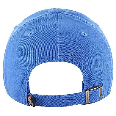 Youth '47 Powder Blue Ole Miss Rebels Clean Up Adjustable Hat