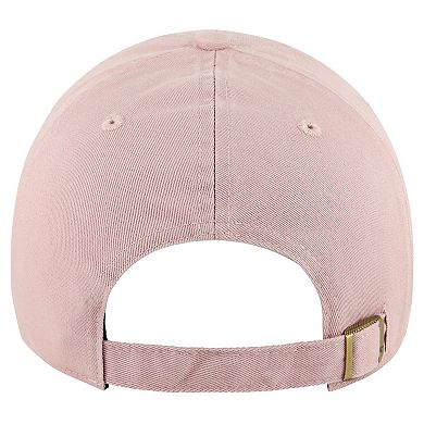 Women's '47 Pink Cleveland Browns Ballpark Cheer Dusty Rose Clean Up Adjustable Hat