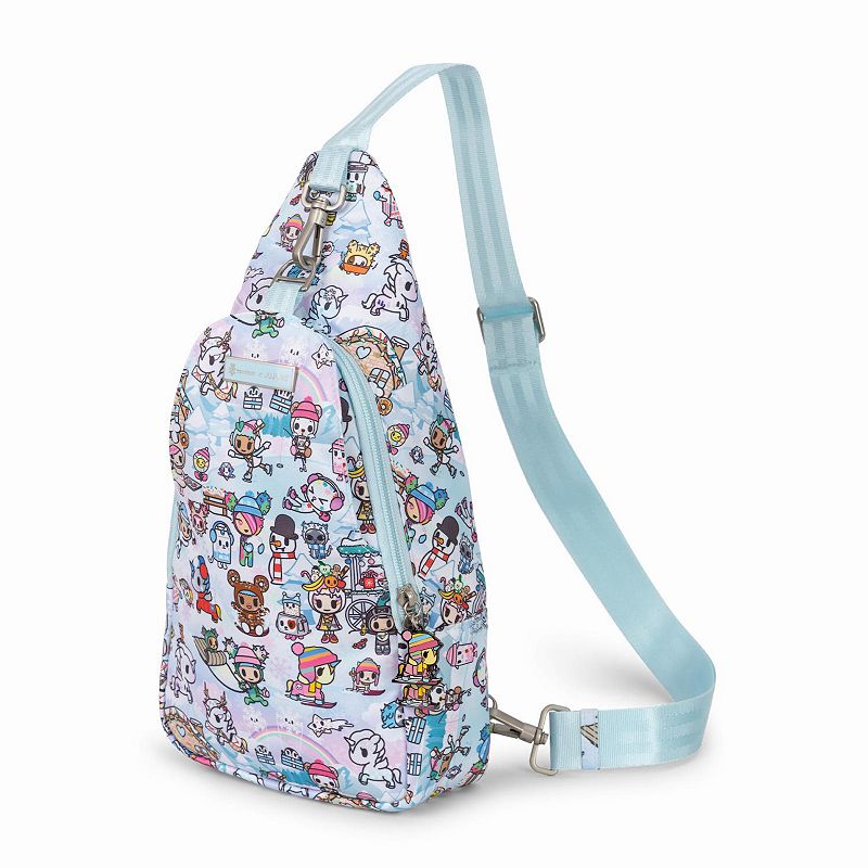 JuJuBe Crossbody Sling Bag, Snow Day