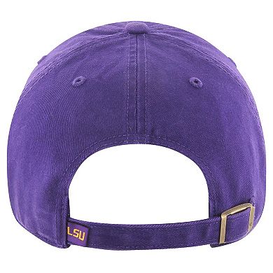Youth '47 Purple LSU Tigers Clean Up Adjustable Hat