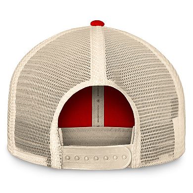 Men's Top of the World Red Utah Utes Heritage Waylon Trucker Adjustable Hat