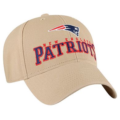 Men's '47 Khaki New England Patriots Powell MVP Adjustable Hat