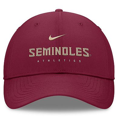 Men's Nike Garnet Florida State Seminoles 2024/25 On-Field Club Performance Adjustable Hat