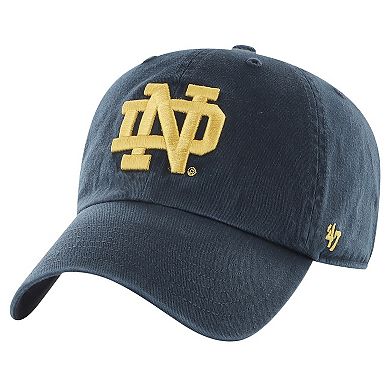 Youth '47 Navy Notre Dame Fighting Irish Clean Up Adjustable Hat