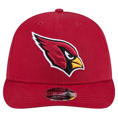 Men's New Era Cardinal Arizona Cardinals Main Low Profile 9FIFTY Snapback Hat