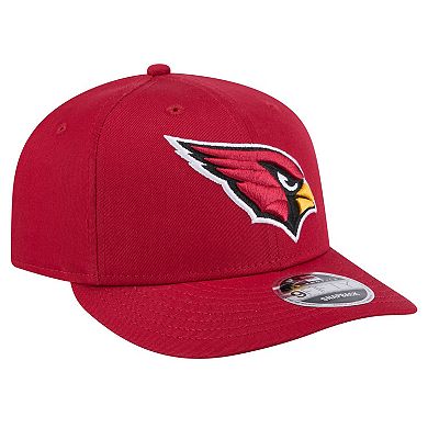 Men's New Era Cardinal Arizona Cardinals Main Low Profile 9FIFTY Snapback Hat
