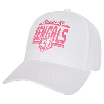 Girls Youth Cincinnati Bengals All White Structured Adjustable��Hat