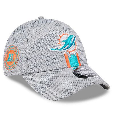 New Era Miami Dolphins Snapback Hat - Team Issued Logo, Aqua, 1966 Patch, Brand New