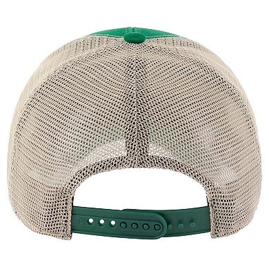 Men's '47 Kelly Green/Natural New York Jets Flagship MVP Trucker Adjustable Hat