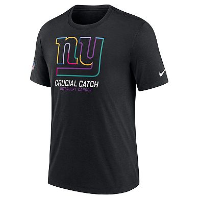Men's Nike Black New York Giants 2024 NFL Crucial Catch T-Shirt