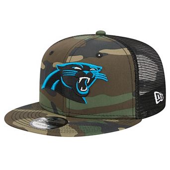 Men's New Era Camo Carolina Panthers Main Trucker 9FIFTY Snapback Hat