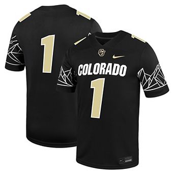 Men's Nike Black Colorado Buffaloes Untouchable Game Jersey