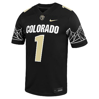 Men's Nike Black Colorado Buffaloes Untouchable Game Jersey