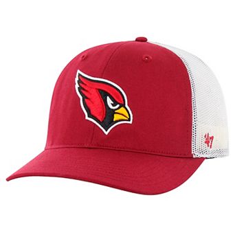 Men's '47 Cardinal/White Arizona Cardinals Team Trucker Adjustable Hat