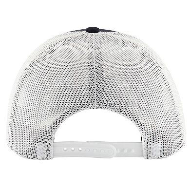 Men's '47 Black/White Baltimore Ravens Team Unstructured Trucker Adjustable Hat